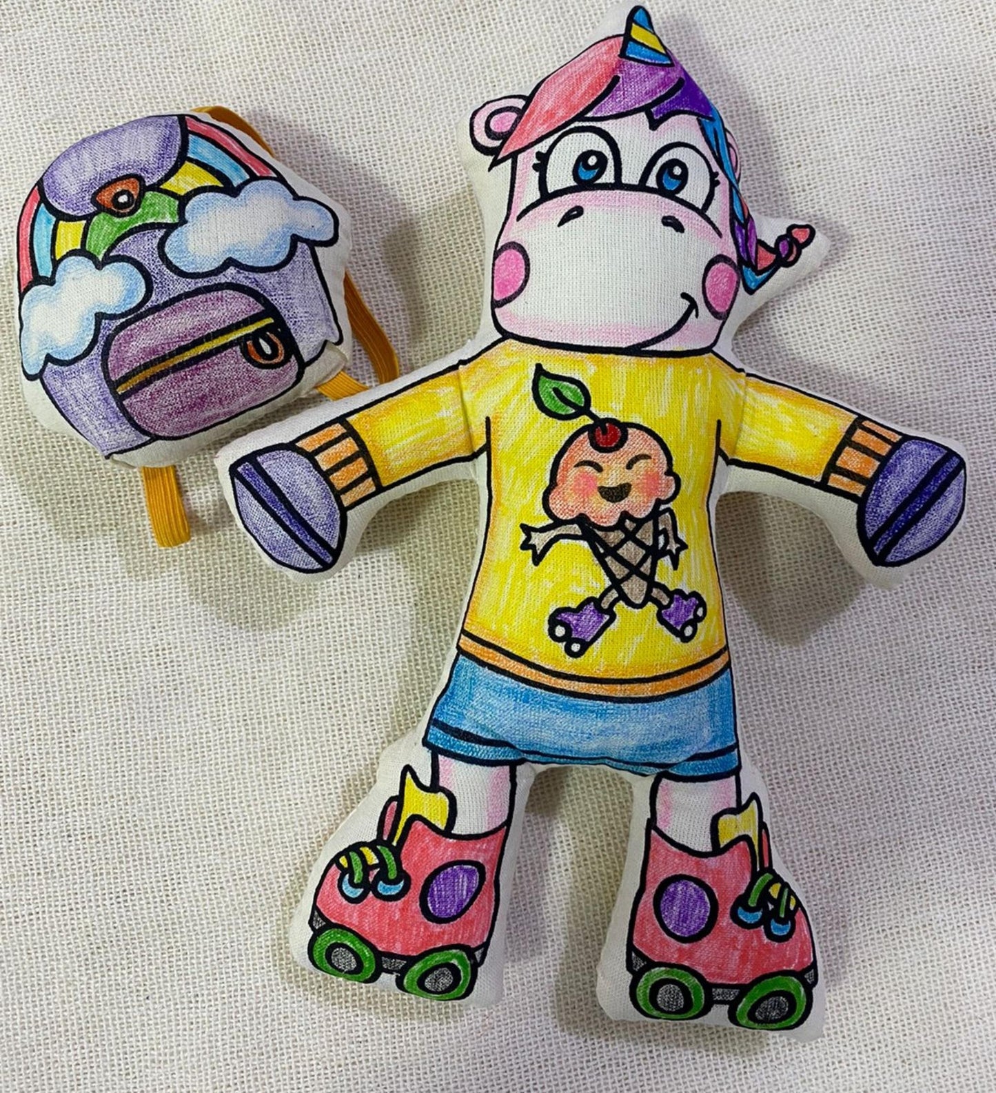 Unicorn with Mini Rainbow Backpack Kiboo Kids