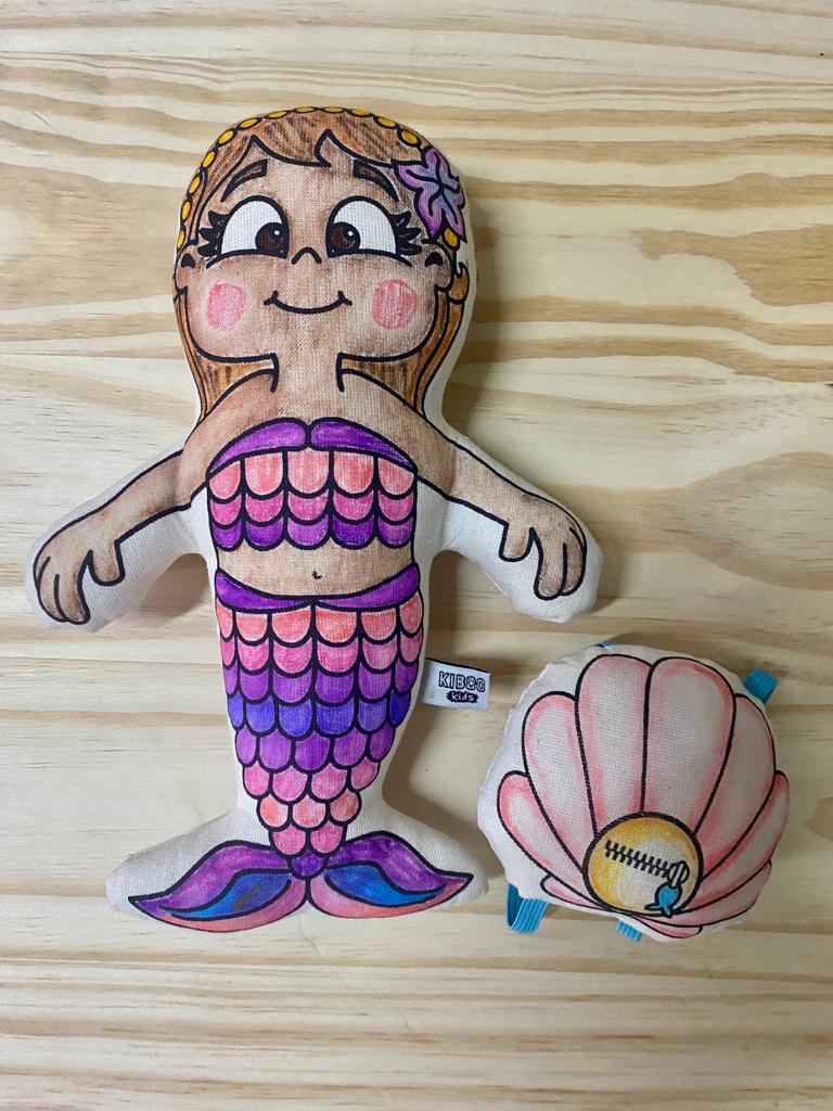 Kids Mermaid with Mini Shell Backpack