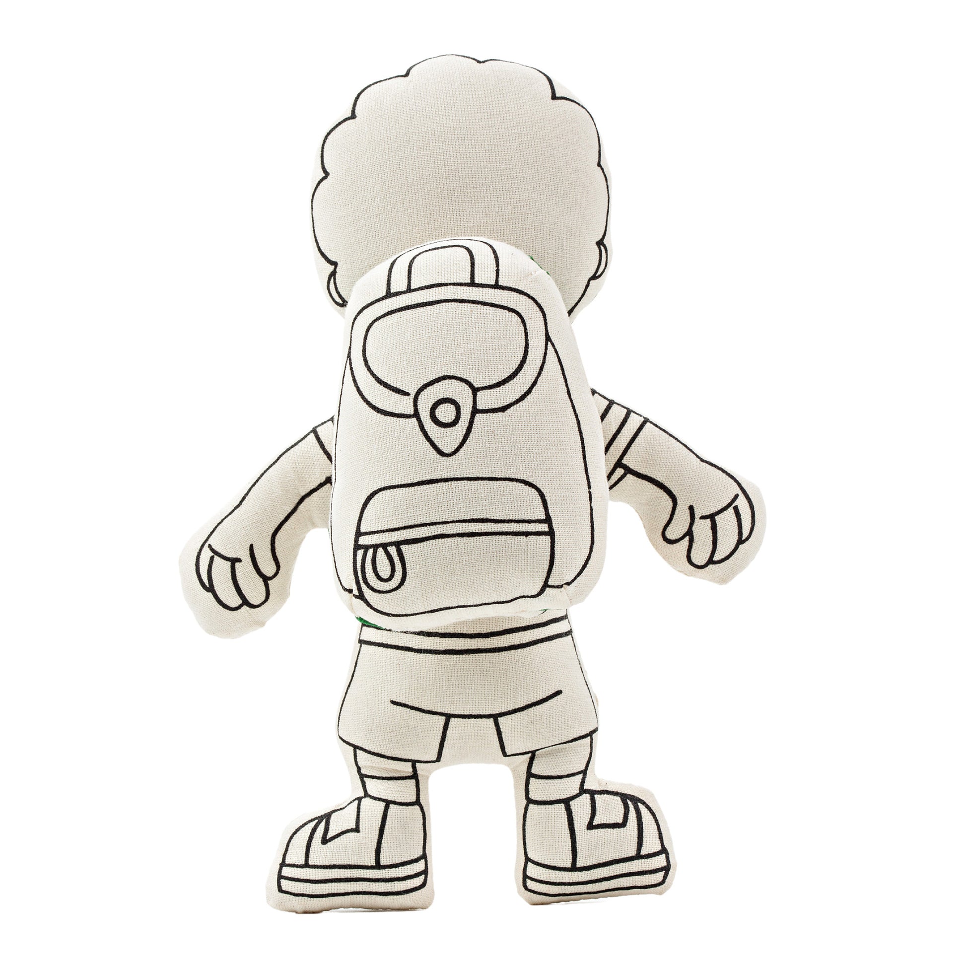 Kiboo Kids doll for coloring boy with stripes t-shirt