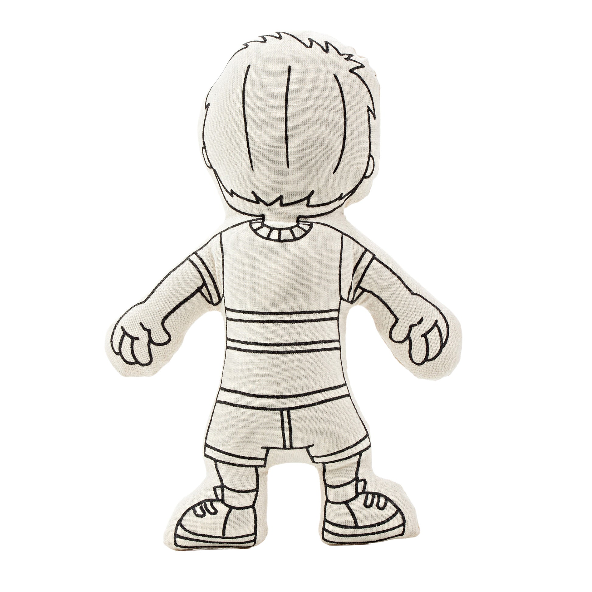 Kiboo Kids Doll for Coloring Asian Boy with Pocket
