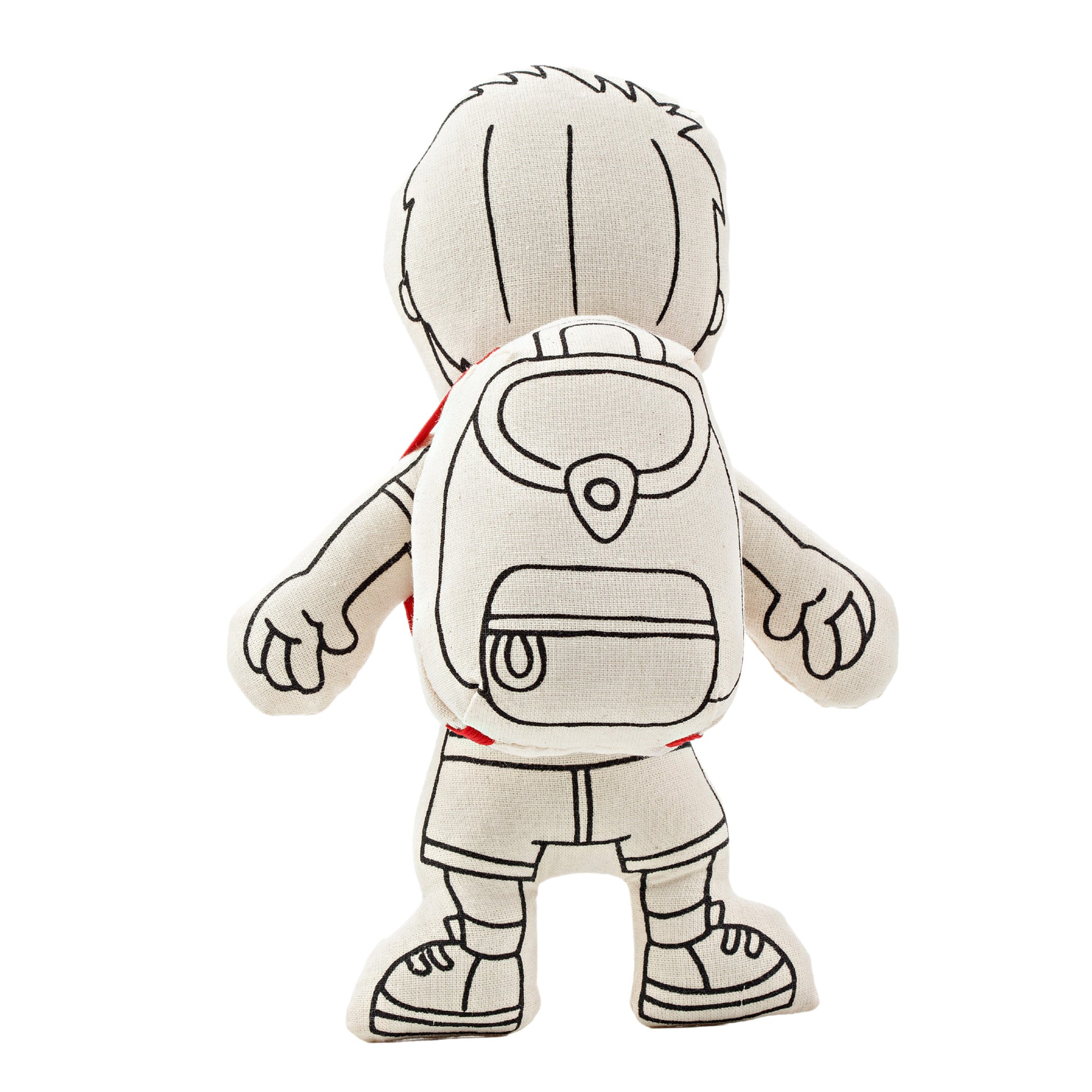 Kiboo Kids Doll for Coloring Asian Boy with Pocket