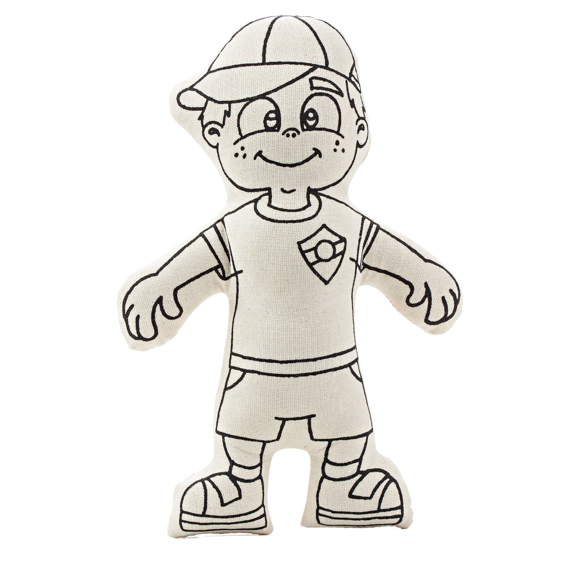 Kiboo Kids Doll for Coloring Boy with Cap