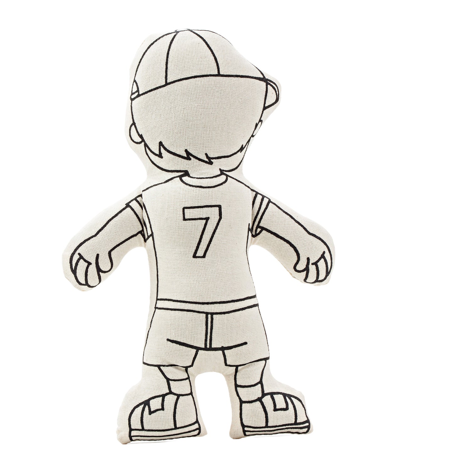 Kiboo Kids Doll for Coloring Boy with Cap