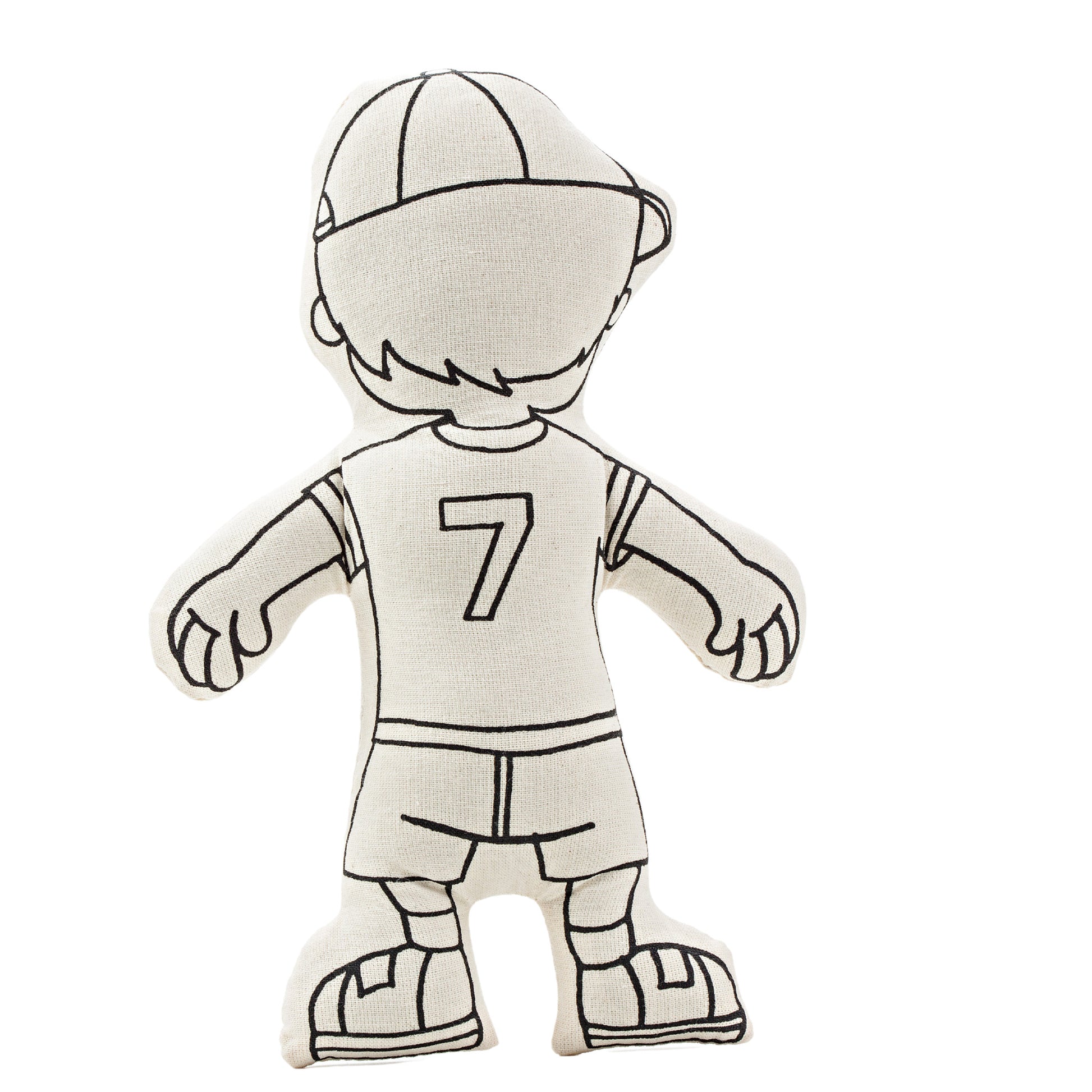 Kiboo Kids Doll for Coloring Boy with Cap