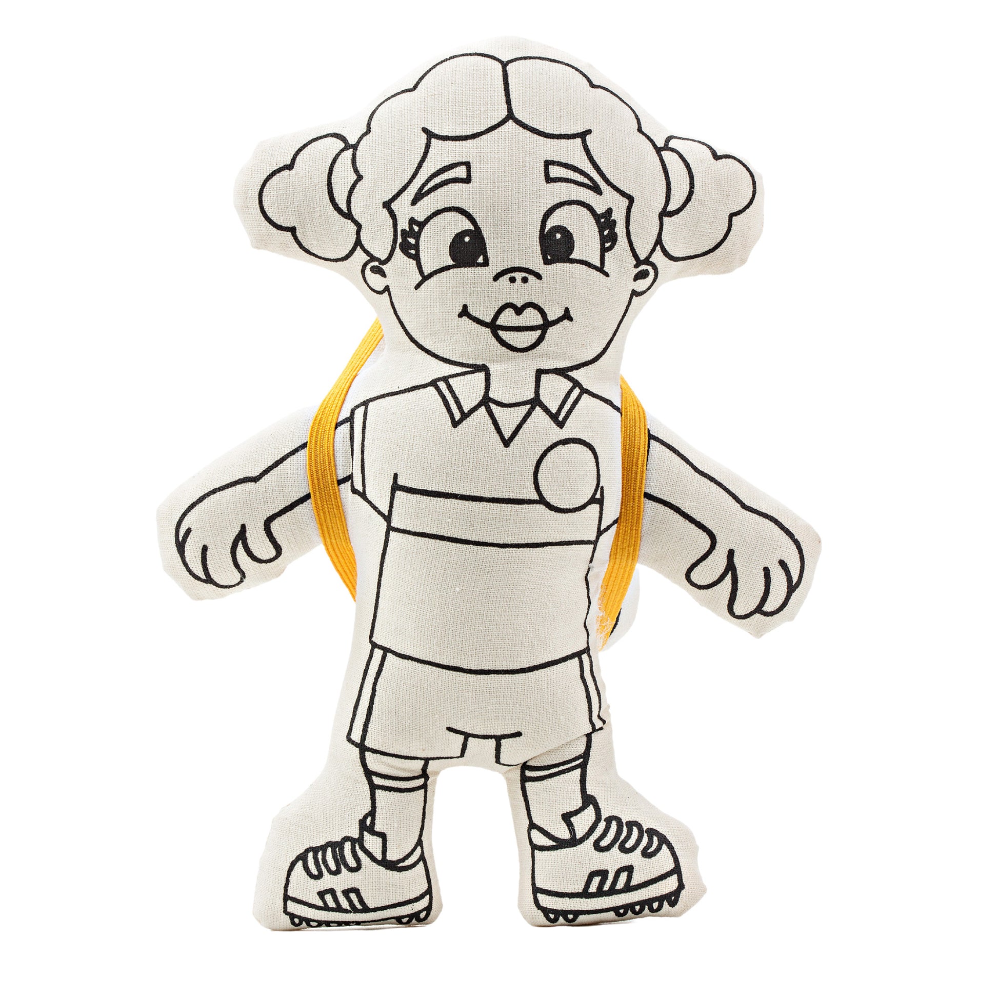 Soccer Girl with Pigtails Kiboo Kids