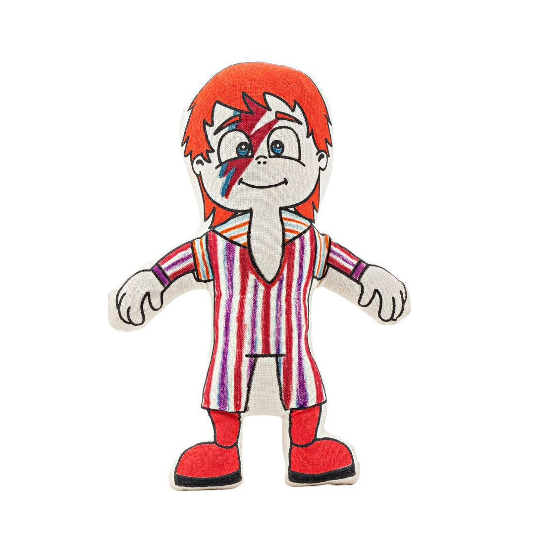 Doll for Coloring - Gender Neutral - Kid with Bangs