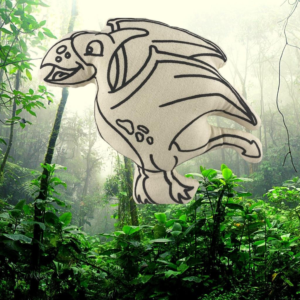 Pterodactyl | Dinosaur Toy for Coloring | Kiboosaur