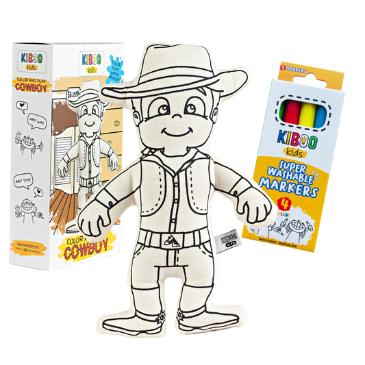 Color and Play Doll - Cowboy