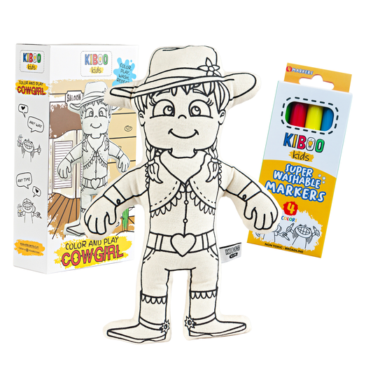 Color and Play Doll - Cowgirl