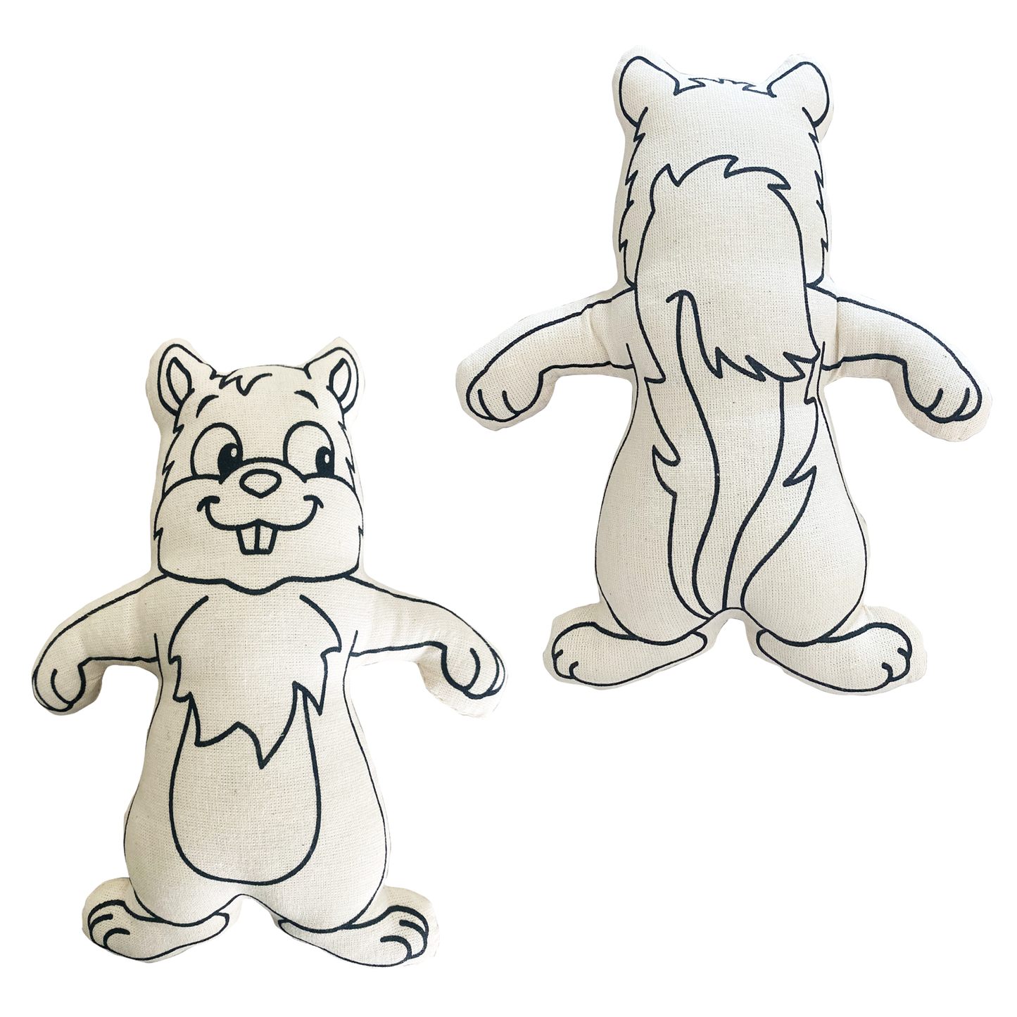 Kiboo Color & Play - Squirrel with Mini Nut Backpack