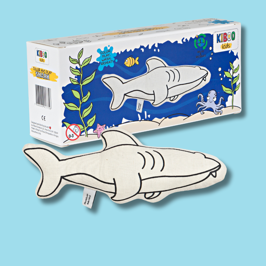 Interactive Shark Coloring Toy Creative Reusable Kiboo Kids