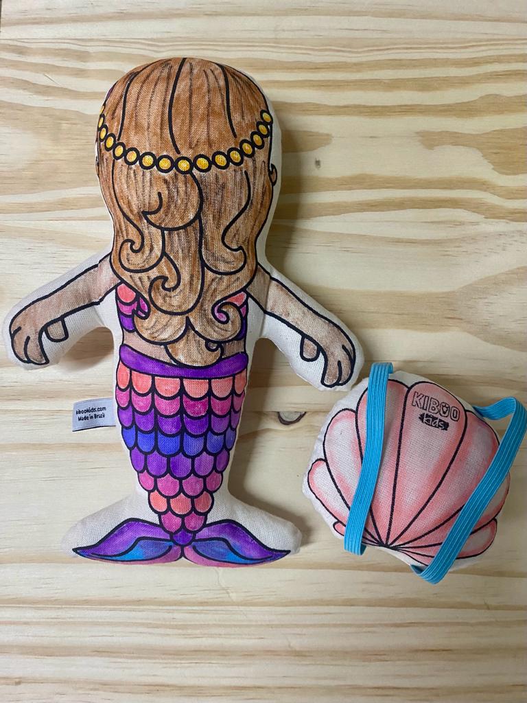  Kids Mermaid with Mini Shell Backpack