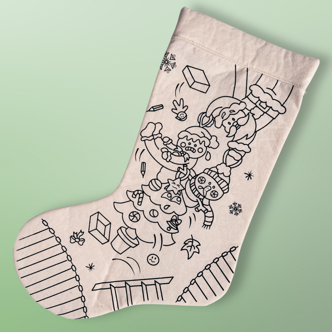 Christmas Stocking for Coloring
