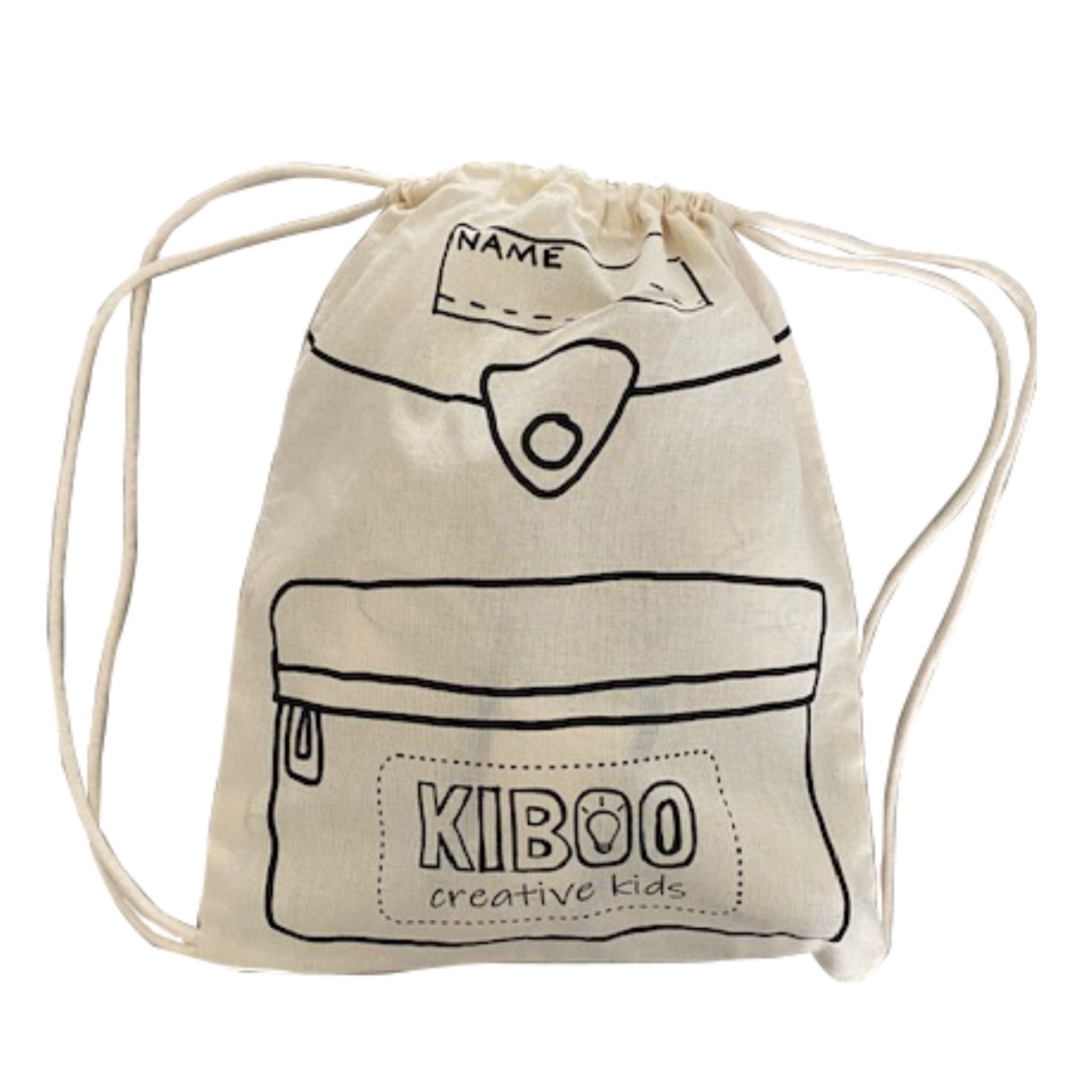 Drawstring Backpack Coloring Kiboo Kids - Drawstring Backpack Coloring Set